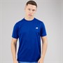 New Balance Mens Sport NBDry Training T-Shirt Blue