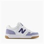 New Balance Kids 480 Trainers White/Blue/Lilac