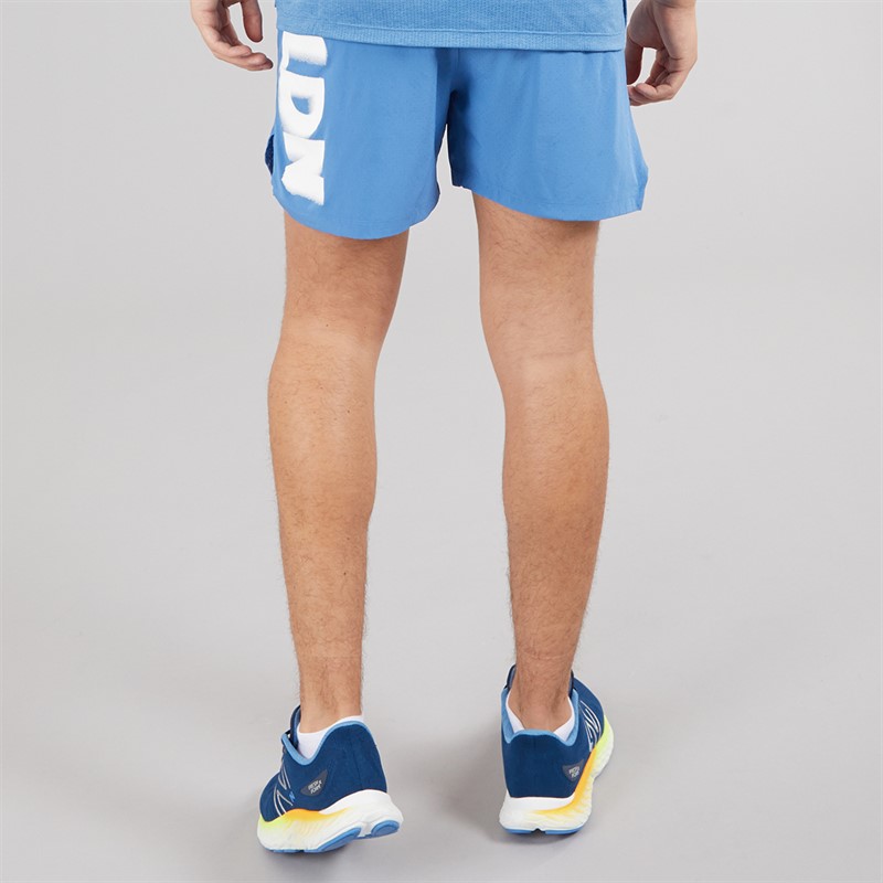 New Balance Mens London Edition RC 5 Inch Running Shorts Sea Stone