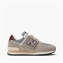 New Balance Kids 574 Hook And Loop Trainers Arid Stone/Yellow/Orange