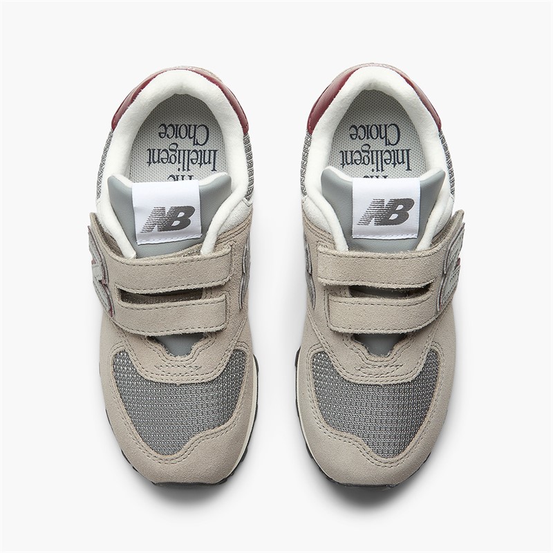 New Balance Kids 574 Hook And Loop Trainers Arid Stone/Yellow/Orange