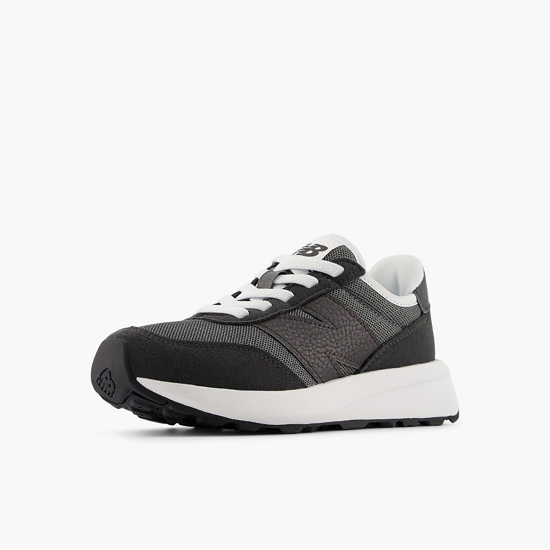 New Balance Kids 370 Bungee Lace Trainers Black