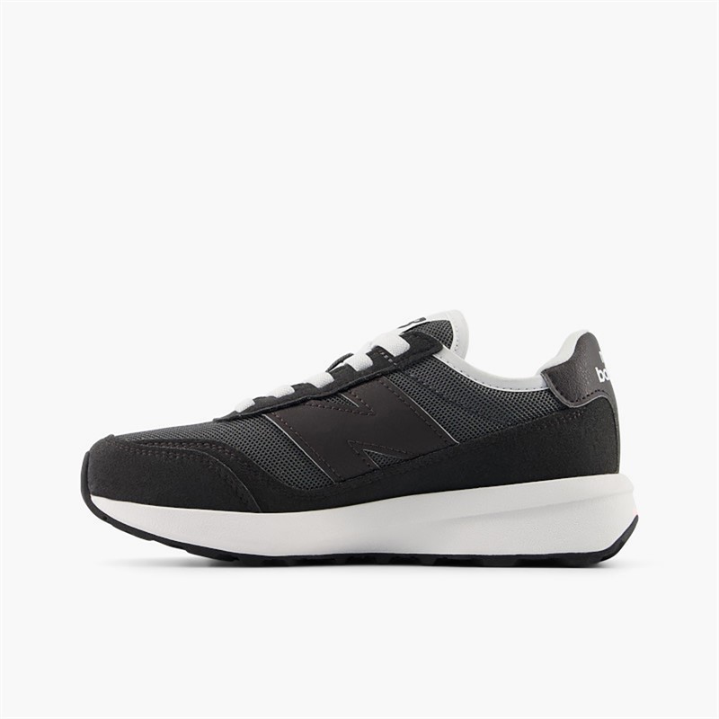 New Balance Kids 370 Bungee Lace Trainers Black