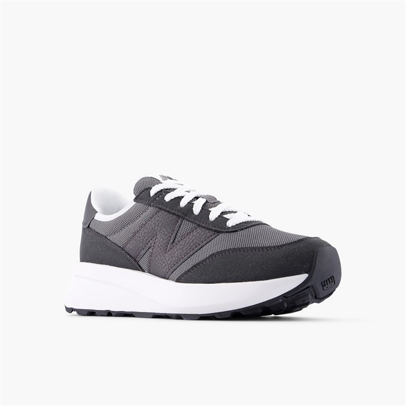 New Balance Junior 370 Trainers Castlerock/Grey