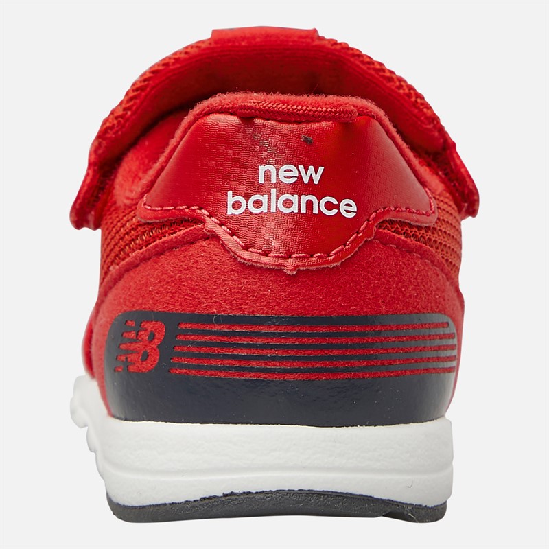 New Balance Infant 515 New-B Hook And Loop Trainers Red Navy White
