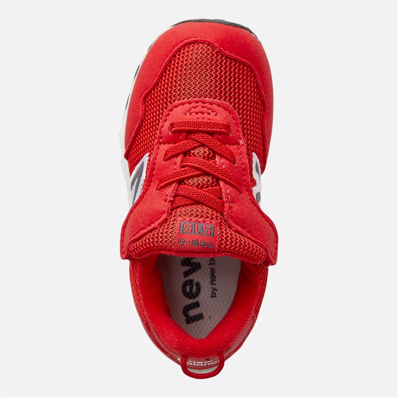 New Balance Infant 515 New-B Hook And Loop Trainers Red Navy White
