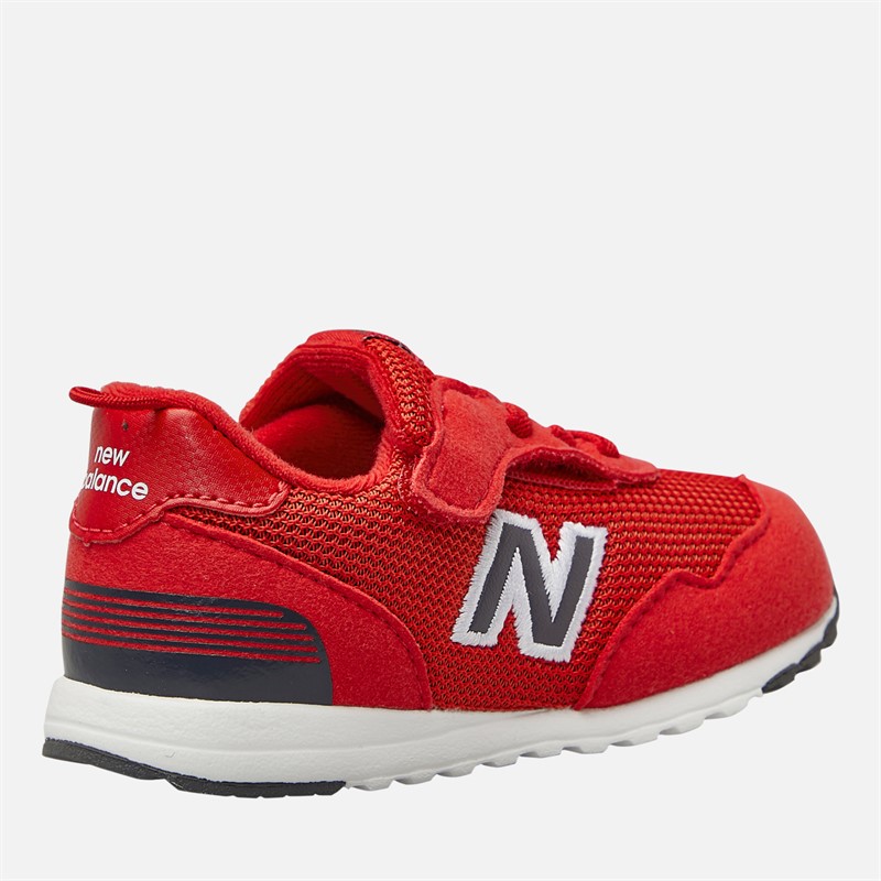 New Balance Infant 515 New-B Hook And Loop Trainers Red Navy White