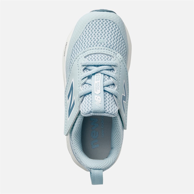 New Balance Infant Fresh Foam 625 New-B Hook And Loop Neutral Running Shoes Blue/White