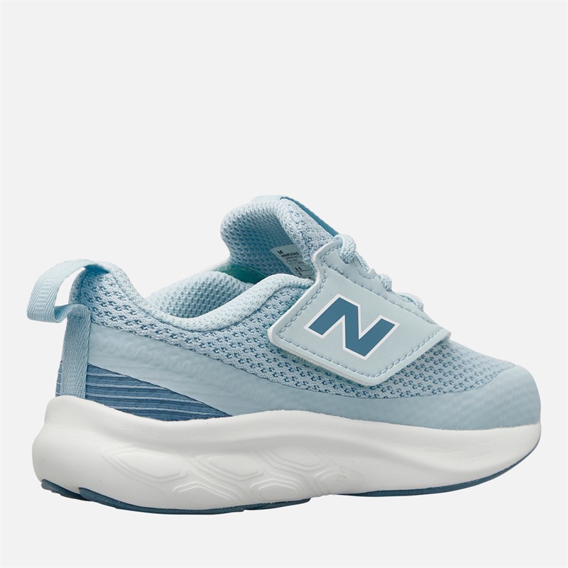 New Balance Infant Fresh Foam 625 New-B Hook And Loop Neutral Running Shoes Blue/White