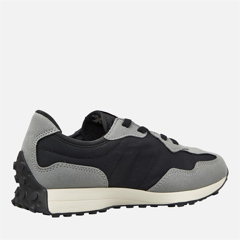 New Balance Kids 327 Bungee Lace Trainers Grey Pink/Blue