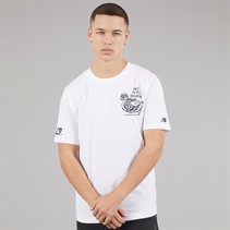 New Balance Mens London Edition Run London Graphic Running T-Shirt White