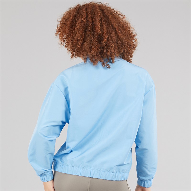 New Balance Womens Sport Woven Track Jacket Blue