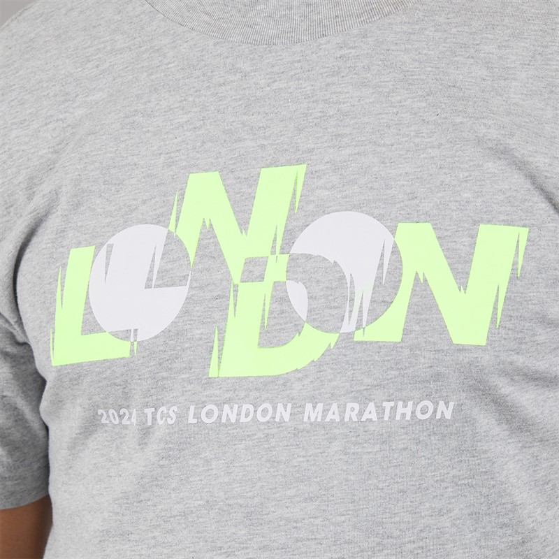 New Balance Mens London Edition Graphic T-Shirt Agave Green