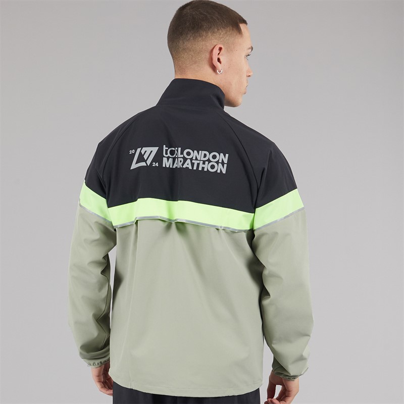 New Balance Mens London Edition Marathon Running Jacket Black