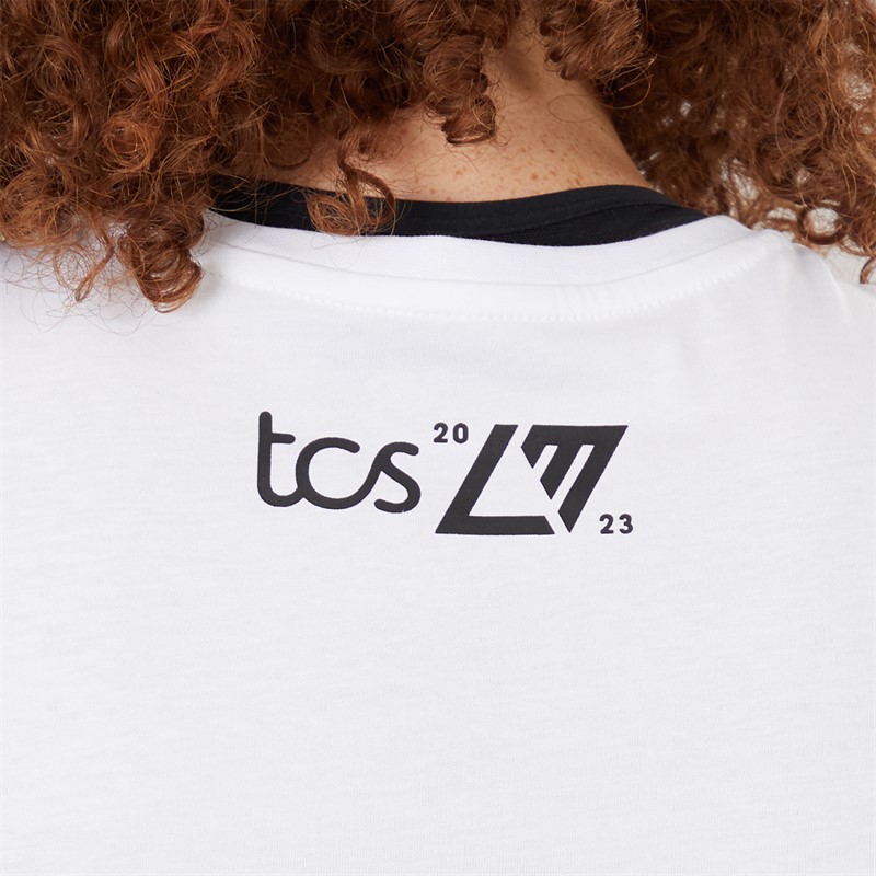 New Balance Womens London Edition Union Jack Graphic Running T-Shirt White