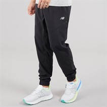 New Balance Mens Woven Zip Pocket Track Pants Black