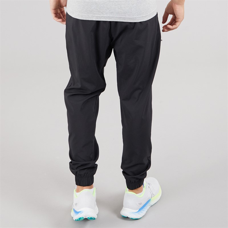 New Balance Mens Woven Zip Pocket Track Pants Black