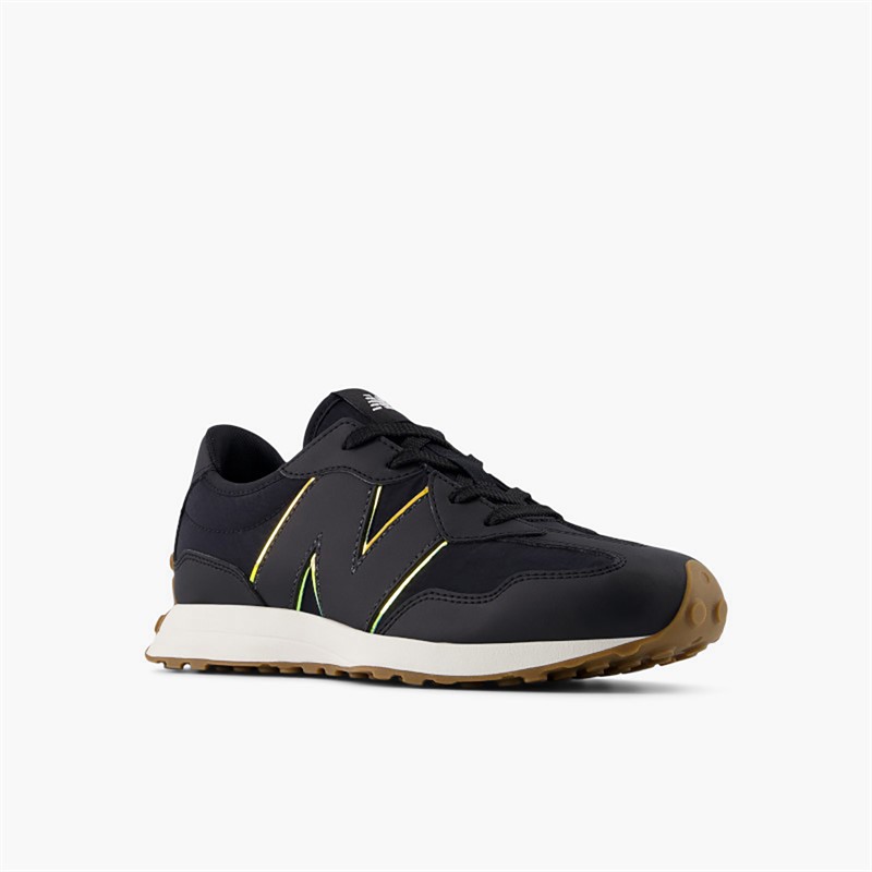 New Balance Junior 327 Trainers Black/Gum