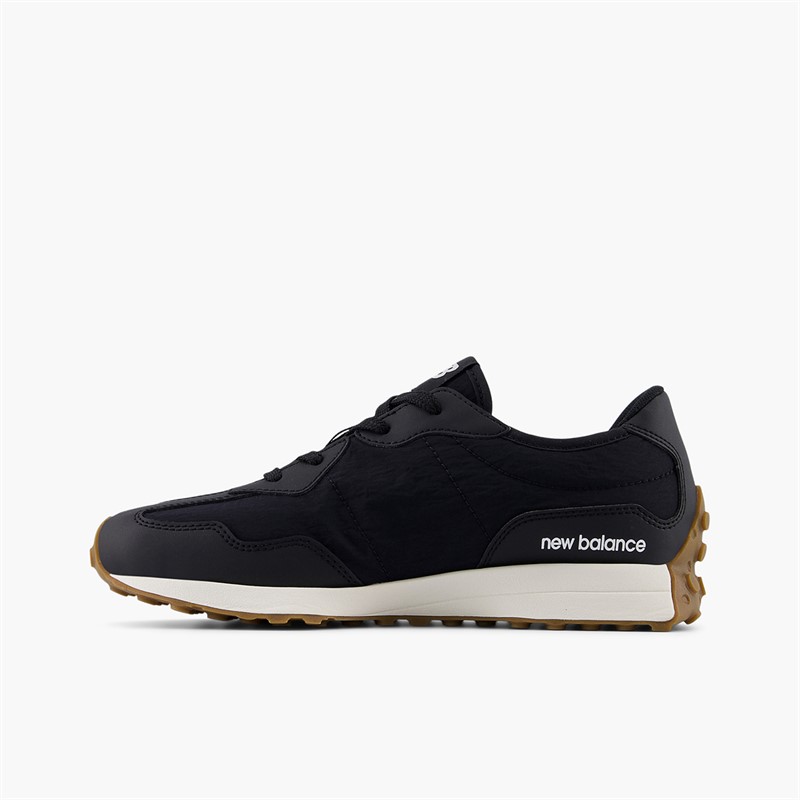 New Balance Junior 327 Trainers Black/Gum