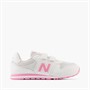 New Balance Girls 500 Hook And Loop Trainers White/Pink
