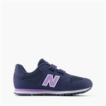 New Balance Kids 500 Hook And Loop Trainers Navy/Purple