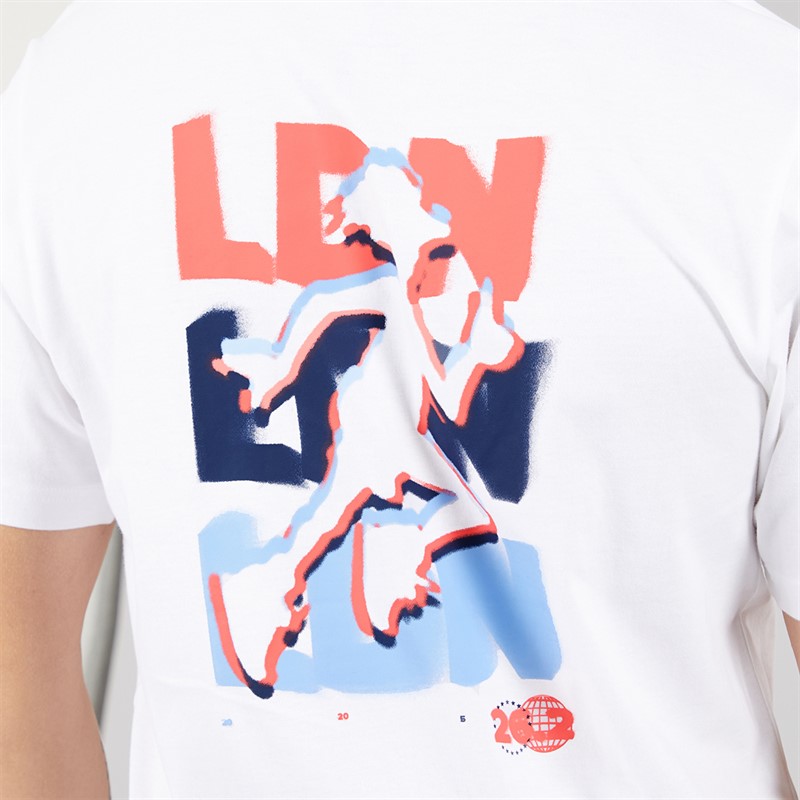 New Balance Mens London Edtion LDN Graphic Running T-Shirt White