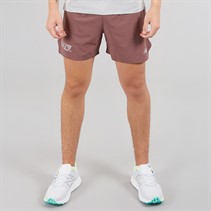 New Balance Mens London Edition Graphic RC 5 Inch Running Shorts Brown