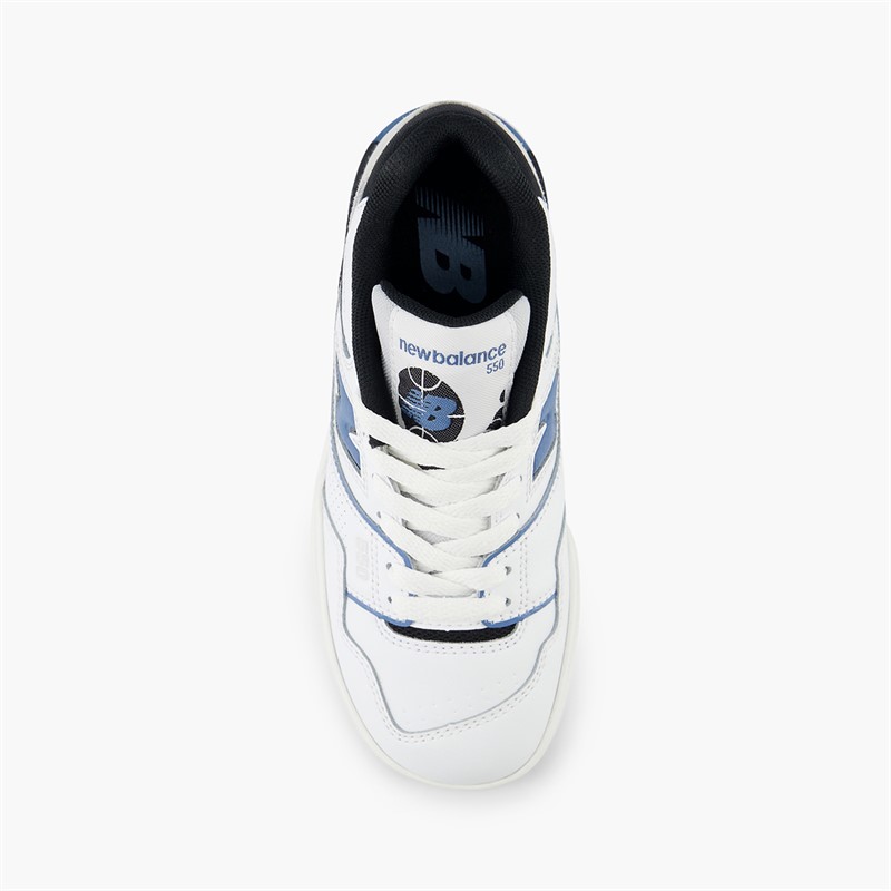 New Balance Kids 550 Trainers White/Blue