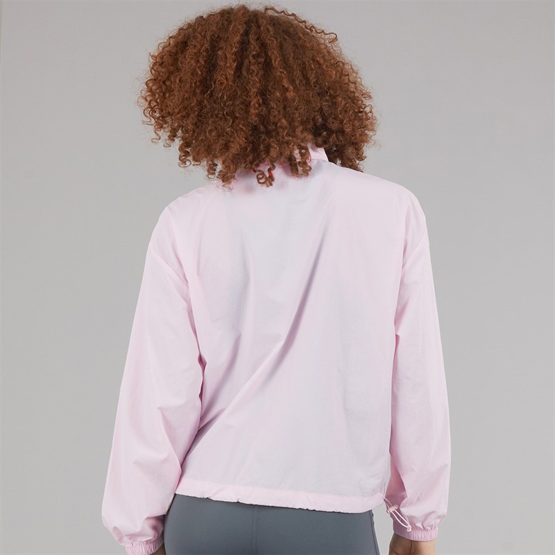 New Balance Womens London Edition Athletics Packable Running Jacket Rose Sugar