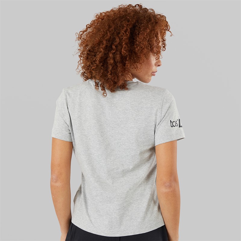 New Balance Womens London Edition Run London Graphic Running T-Shirt Grey