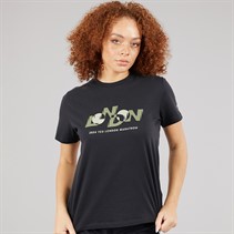 New Balance Womens London Edition Graphic T-Shirt Black