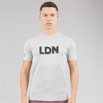 New Balance Mens London Edition Graphic Athletics Running T-Shirt Agave Green