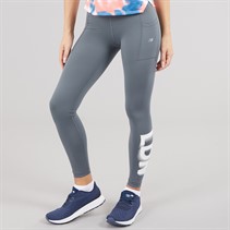 New Balance Womens London Edition Pocket Running Leggings Graphite