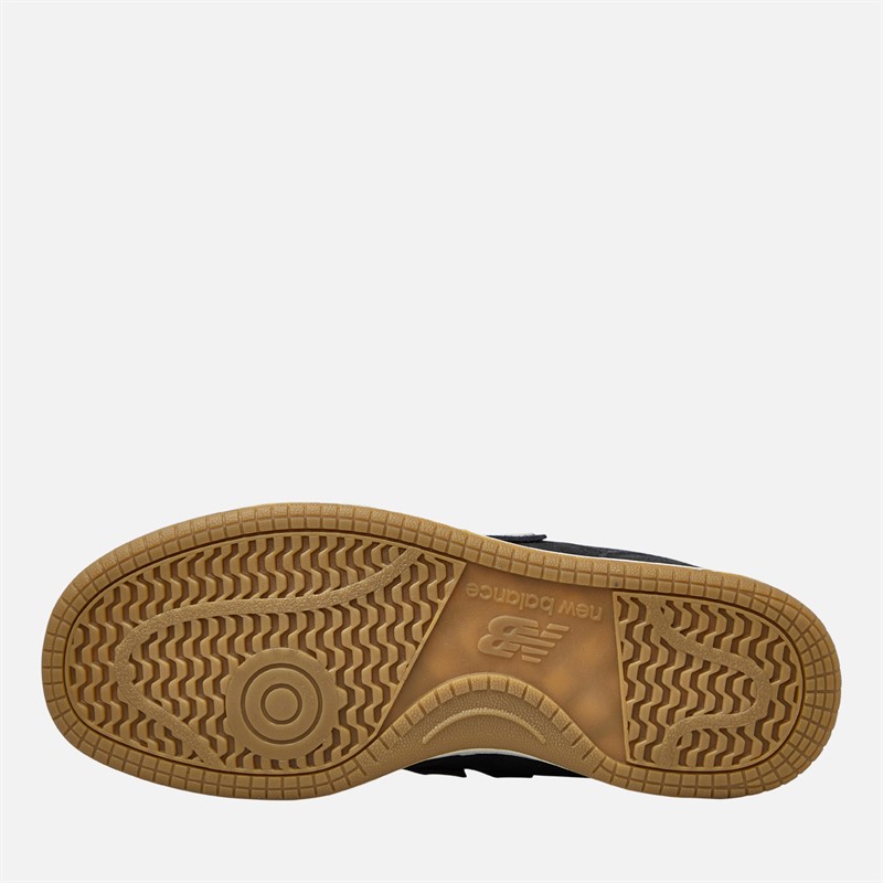 New Balance Junior B480 Trainers Black/White