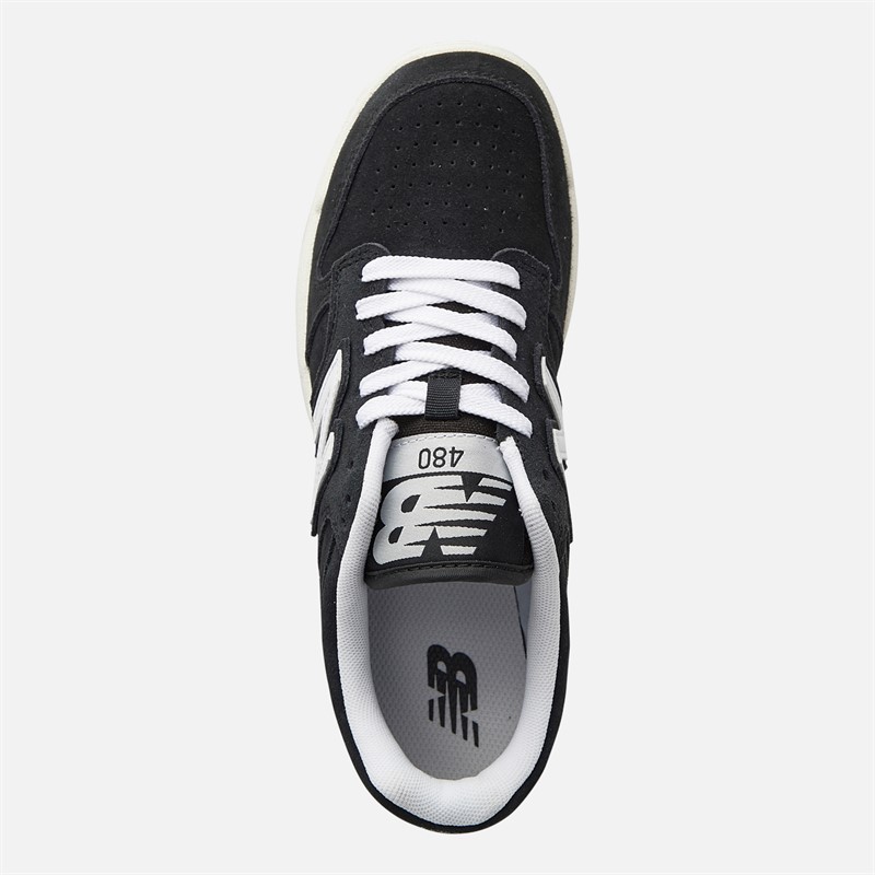 New Balance Junior B480 Trainers Black/White
