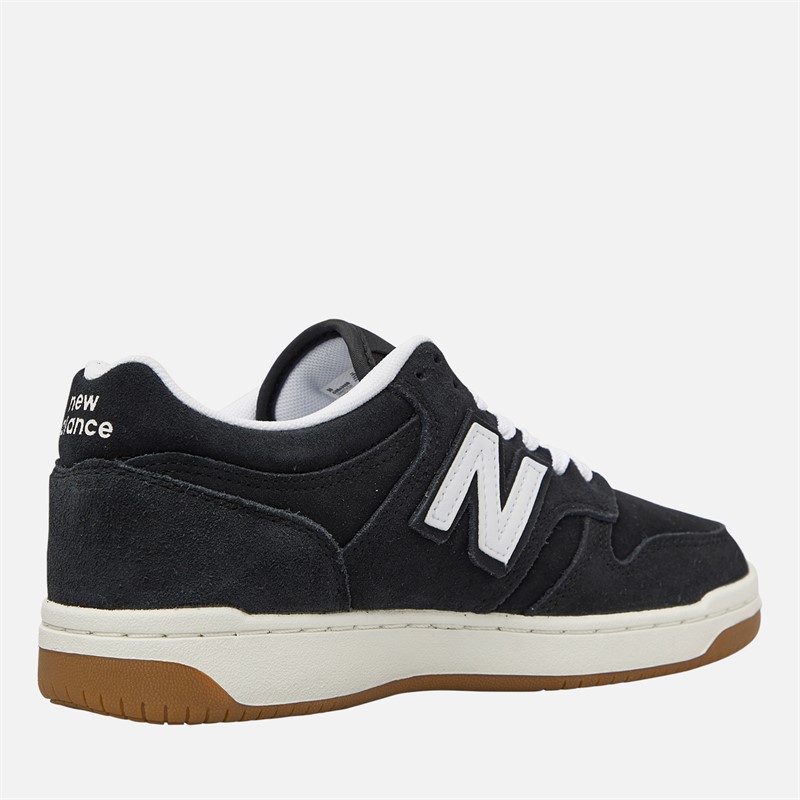 New Balance Junior B480 Trainers Black/White