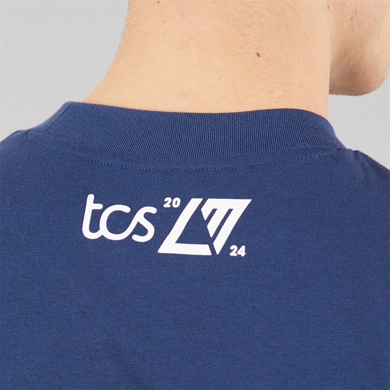 New Balance Mens London Edition Run London Graphic T-Shirt Navy