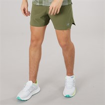 New Balance Mens RC 5 Inch Running Shorts Green