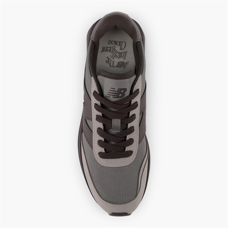 New Balance 370 Trainers Castlerock/Black Cement