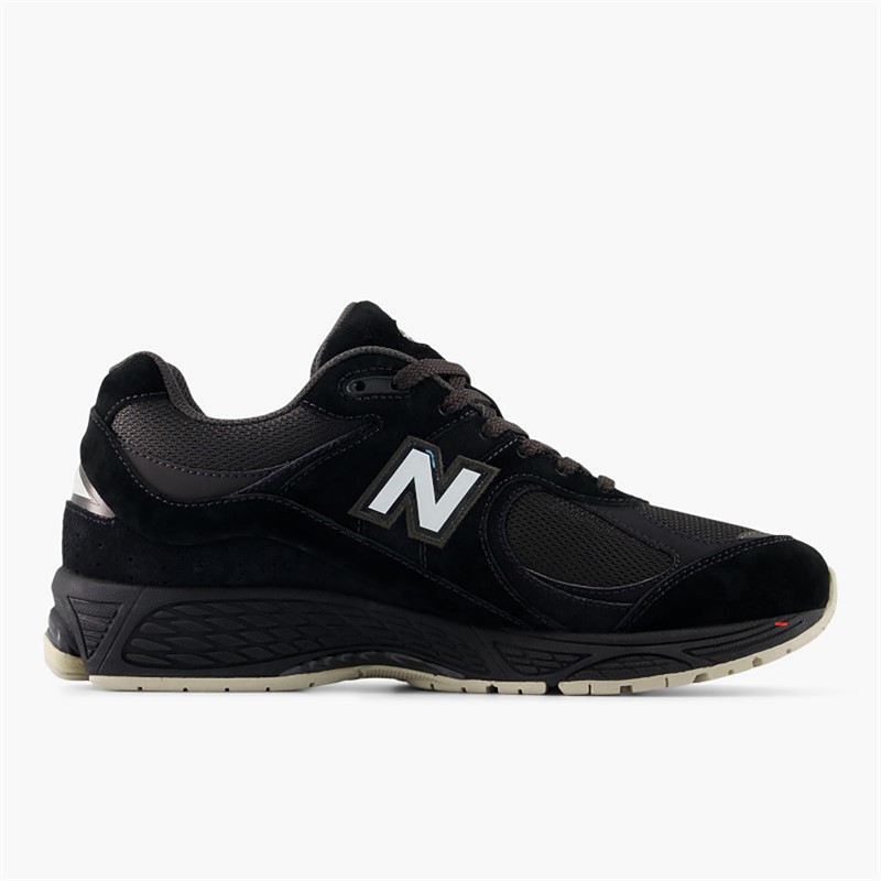 New Balance 2002R Trainers Black/Timber Wolf White