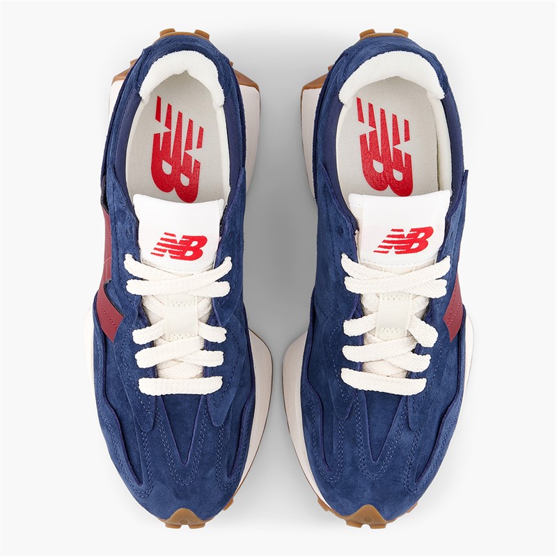 New Balance Mens 327 Trainers Navy