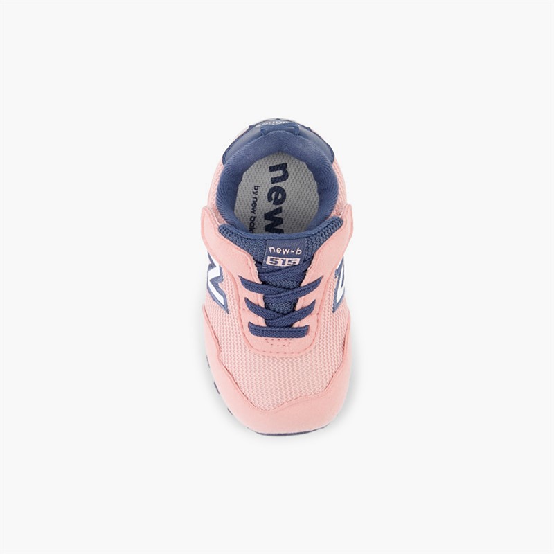 New Balance Infant Girls 515 New-B Hook And Loop Trainers Pink