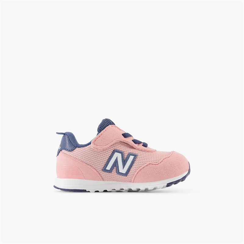 New Balance Infant Girls 515 New-B Hook And Loop Trainers Pink