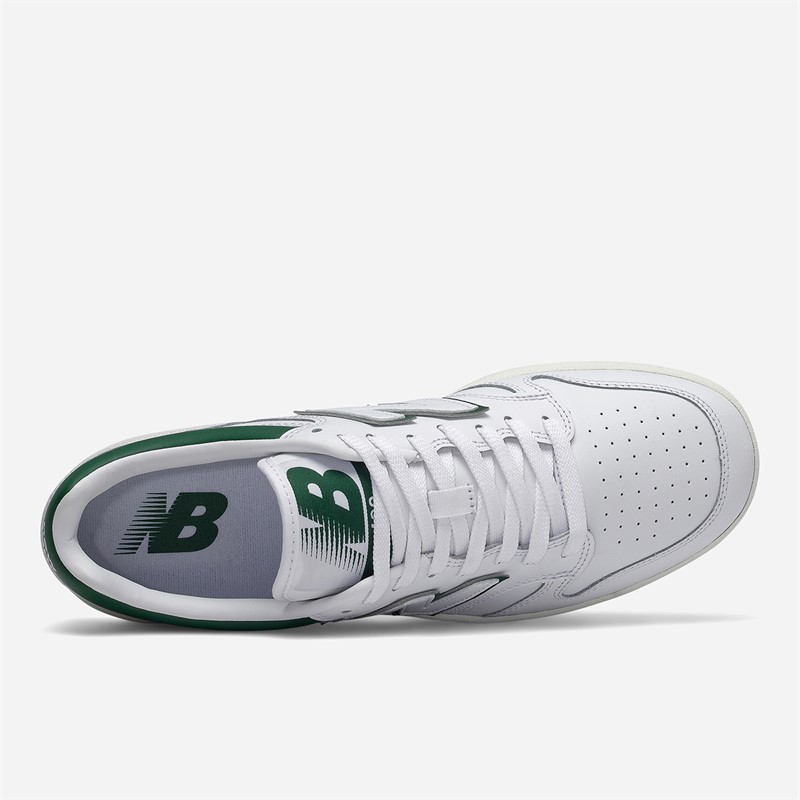 New Balance 480 Trainers White/Green