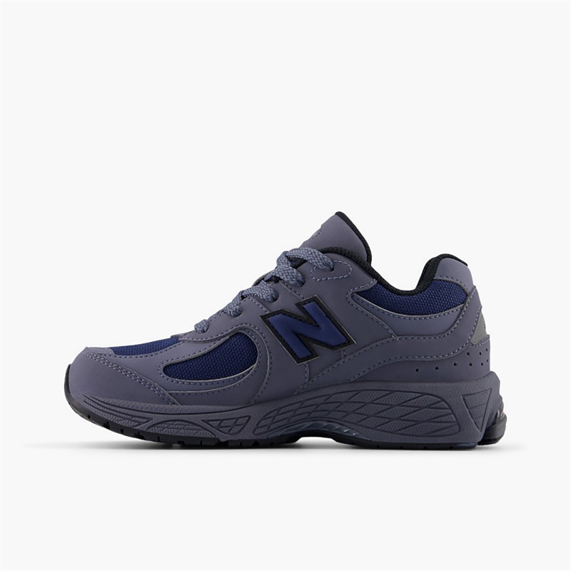 New Balance Kids 2002R Trainers Dark Arctic Grey/Nb Navy