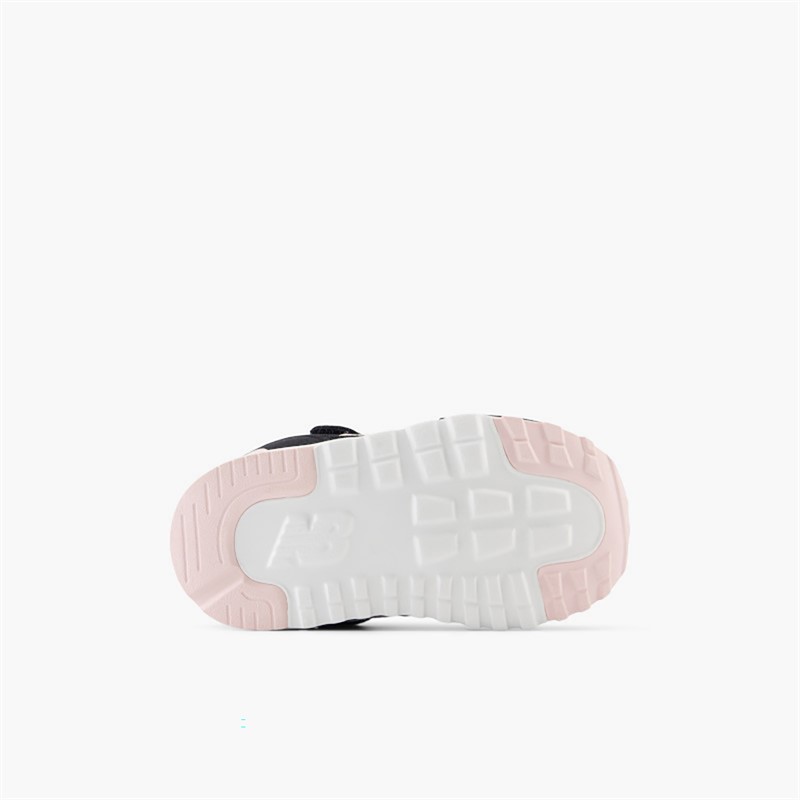 New Balance Infant Girls 515 New-B Hook And Loop Trainers Black/Pink