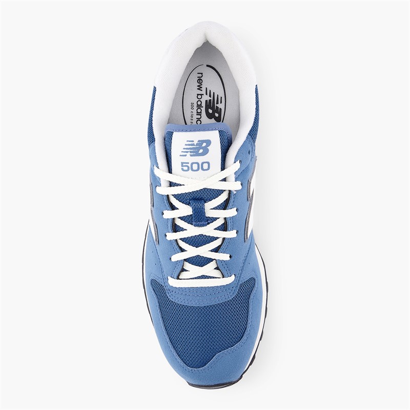 New Balance Mens 500 Trainers Shoreline Blue