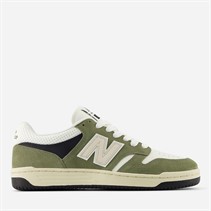 New Balance 480 Trainers Dark Olivine/Sea Salt