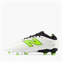 New Balance Mens Tekela Team V5 Low Laced FG Firm Ground Football Boots White/Black/Pixel Green