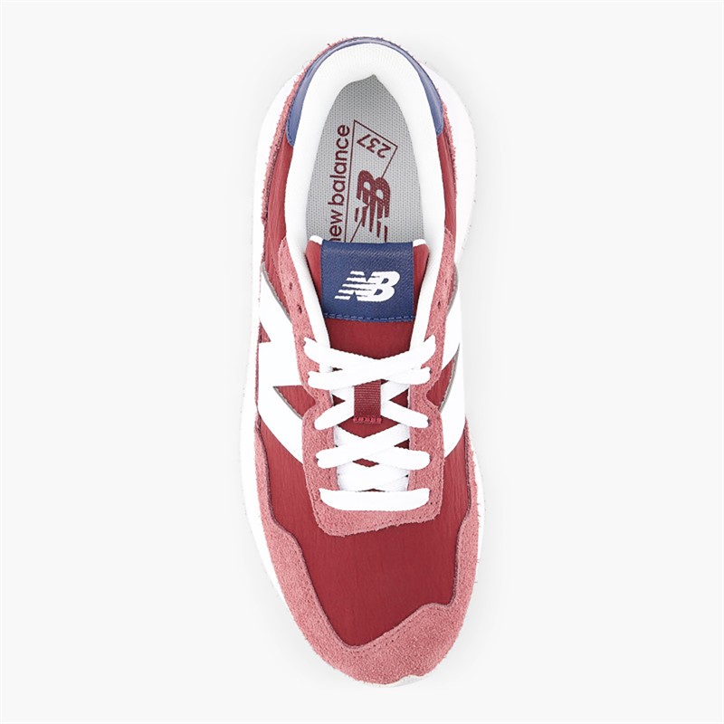 New Balance Womens 237 Trainers Red/White